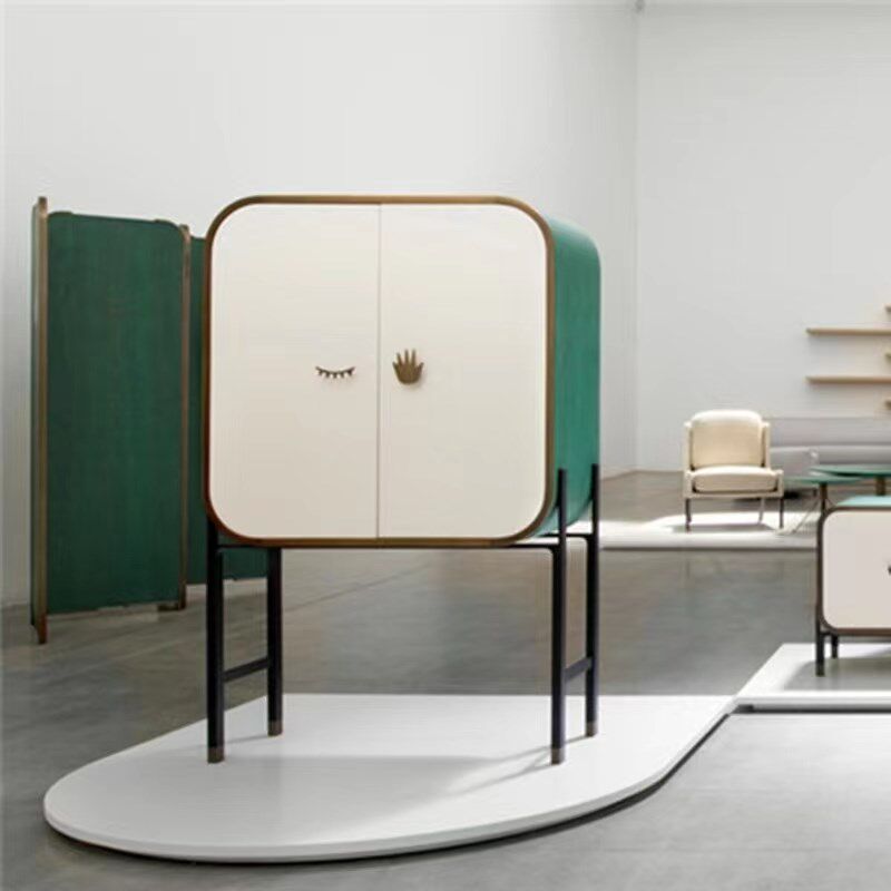 简约现代儿童衣柜收纳柜卧室家用小型衣橱时N尚实木简易储物柜定