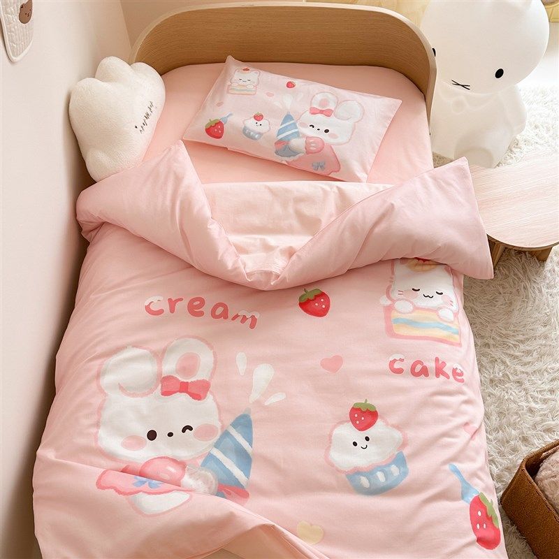 纯棉幼儿园被子三件套被套入园午睡专用儿童床品宝宝小被褥六件套,婴童用品,婴童多件套,淘宝优惠券,粉丝福利购,淘宝优惠卷