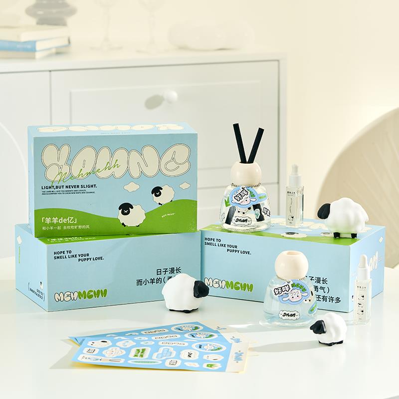 无火香薰礼盒生日礼物实用男女生卧室内小众高级感闺蜜车载扩香石