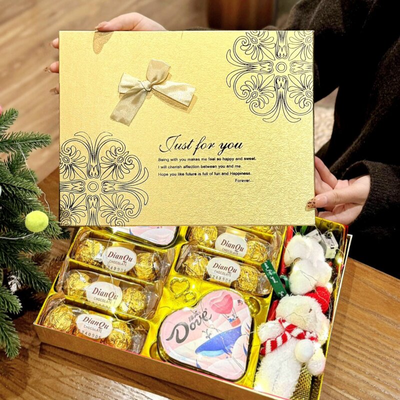 德芙巧克力礼盒装伴手礼送女生女朋友生日礼物高档创意女神礼品