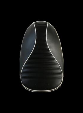 标致姜戈QP150T-C原厂 前后车座垫鞍座覆古棕拼色黑色降低鞍座改