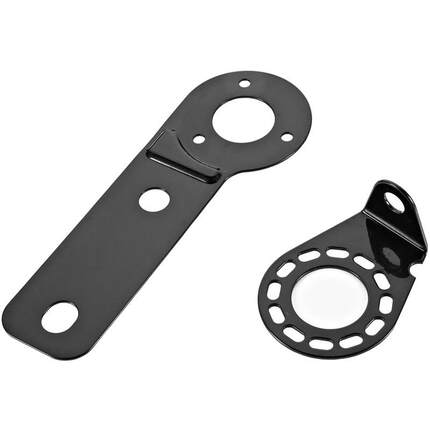 欧式7针13芯拖车插座保险杠支架Rv摩托车平车后固定铁支架