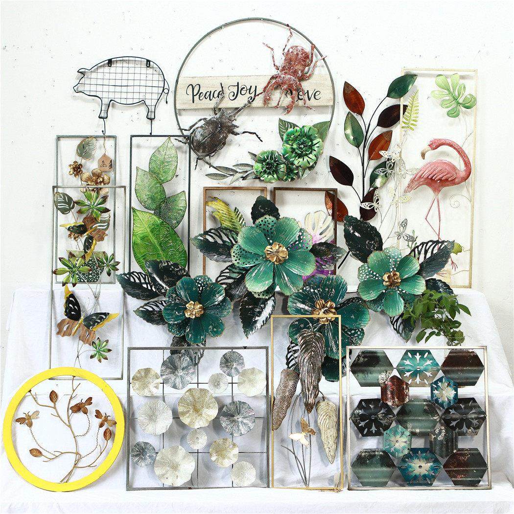 孤品集合-北欧家居饰品仿古做旧铁艺壁饰沙发背景墙壁装饰品挂件,家居饰品,壁饰,淘宝优惠券,粉丝福利购,淘宝优惠卷