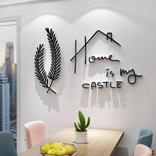 餐桌客厅大白墙面装饰壁画电视背景新蛇年沙发压克力3d立体贴2025