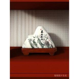 泰山石敢当补角天然奇石观赏石风水靠山石家居客厅办公室原石摆件