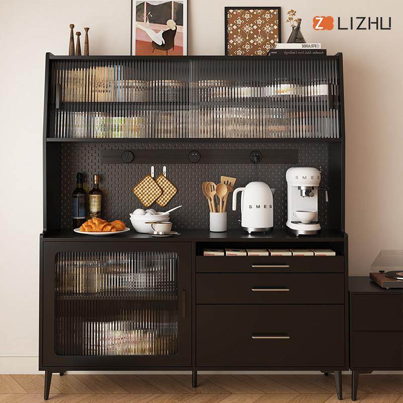 北欧餐边柜置物架厨房酒柜法式中古高柜简约复古客厅茶水柜定制,住宅家具,餐边柜,淘宝优惠券,粉丝福利购,淘宝优惠卷