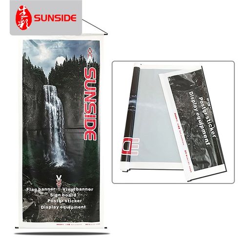 UV喷画厂家制作商场门店灯箱布画面 UV软膜灯箱卡布框内打灯布