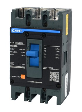 NXM-125S/3300 125A 塑壳断路器 32A40A50A63A80A100A开关