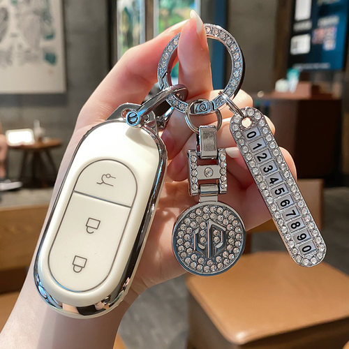 适用2023新h款零跑c11钥匙套领跑03女c01汽车o3壳co1包S01扣