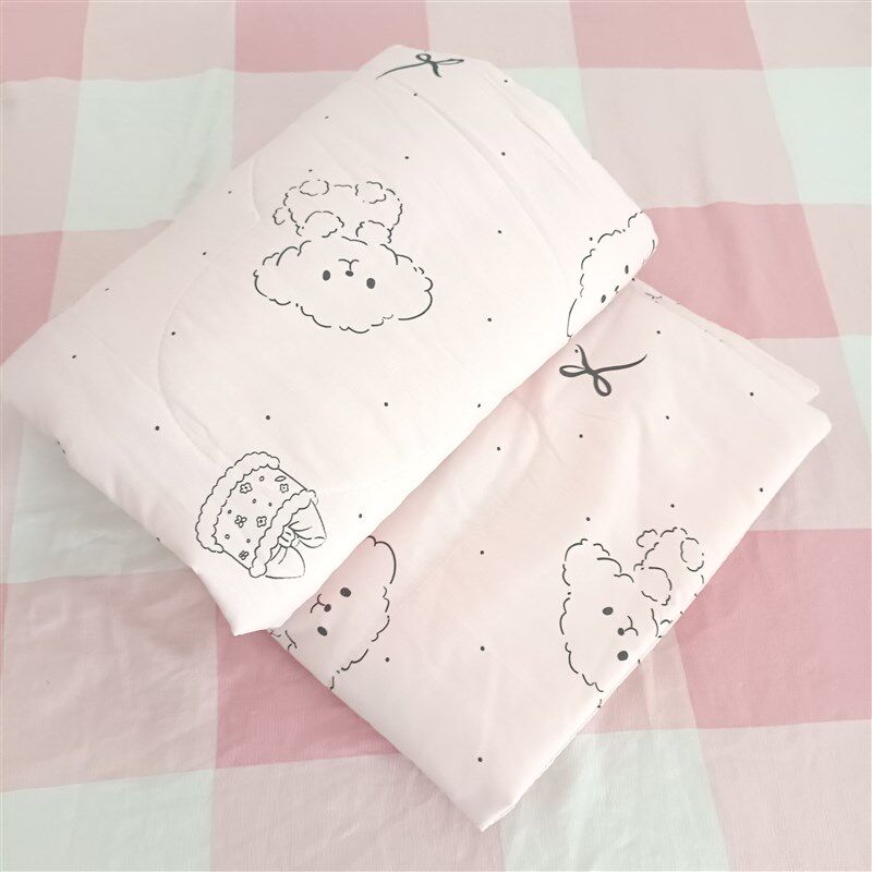 A类母婴级棉绸空调夏凉被可机洗单人宿舍被幼儿园儿童午睡小被子
