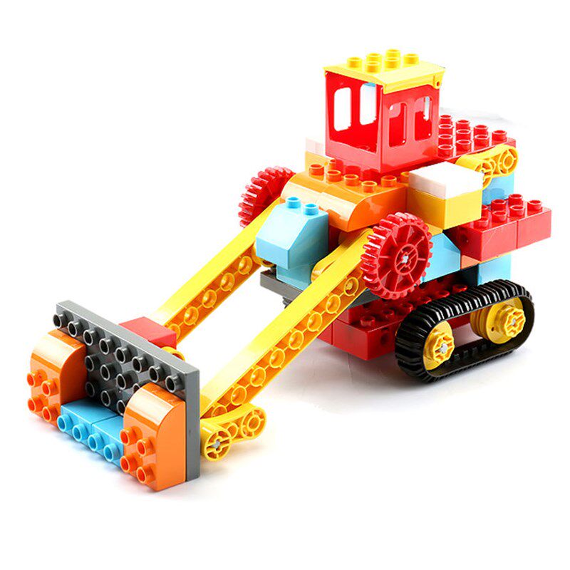 费乐积木大齿轮机械组百变5拼装玩具4益智儿童女孩子3-6岁