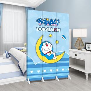 卡通儿童屏风隔断墙客厅折叠卧室家用床边现代简约移动简易幼儿园
