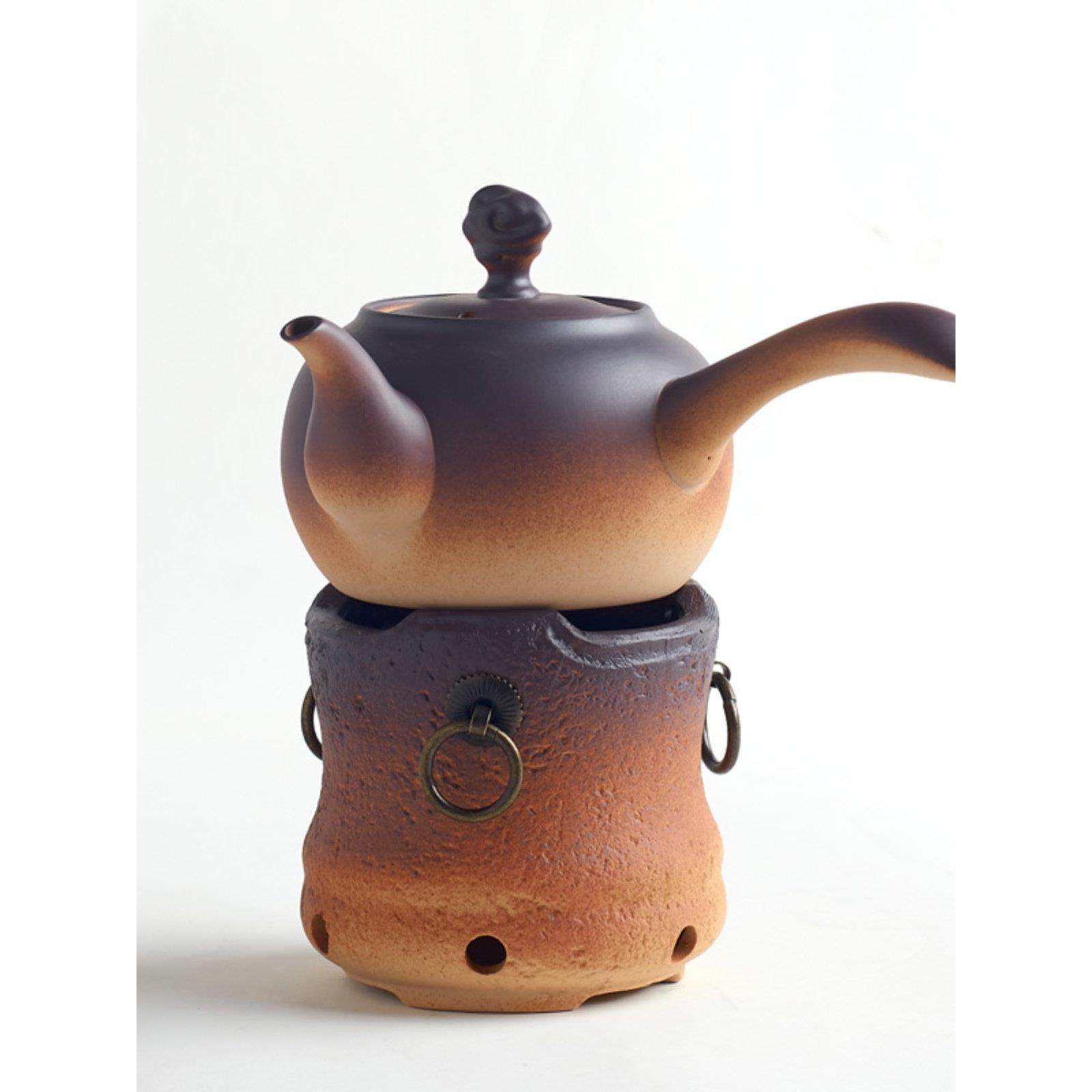 家用户外酒精灯陶瓷炉茶机料酒炉水壶碳炉小暖茶炉茶壶底座