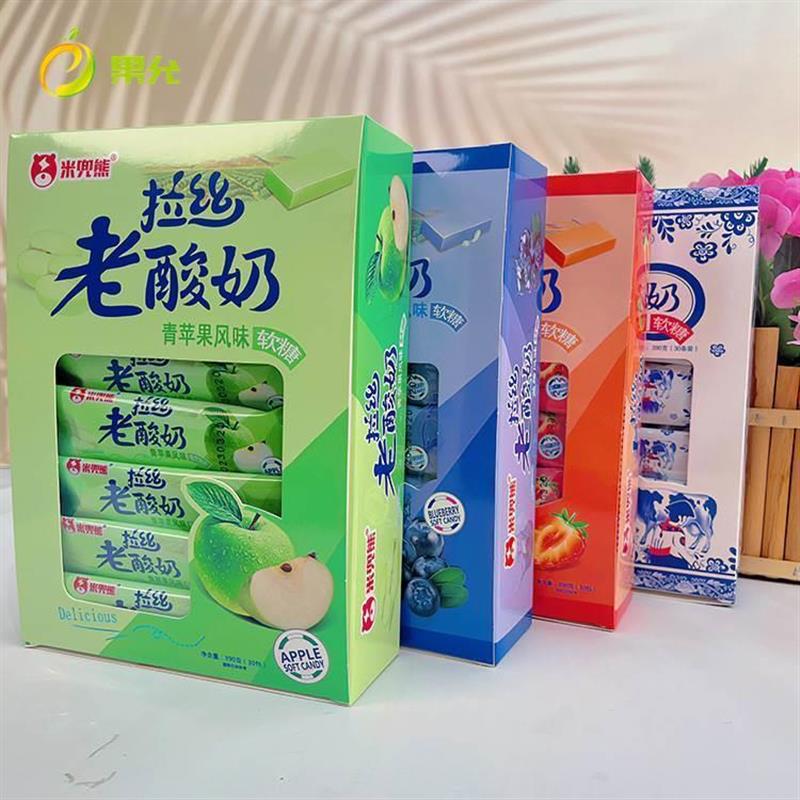 速发老酸奶风味拉丝糖酸奶糖软糖牛奶糖8090童年怀旧网红零食