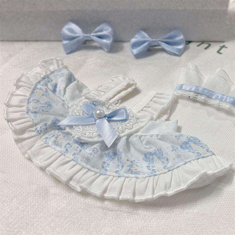 芙宁娜棉花娃娃衣服衣衣服裙子套装公主公仔罗莉塔可爱便宜清仓