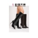 feet& love欧美性感细高跟尖头高筒骑士靴女时尚 百搭时装 靴