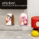 亚克力补洞墙贴卡通自粘防潮墙壁墙面装 饰遮丑贴防水卧室门上贴画