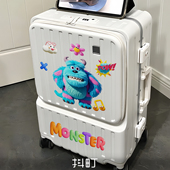 多巴胺可爱毛茸茸小怪兽行李箱贴旅行箱装 饰贴防丢卡通贴画防水贴
