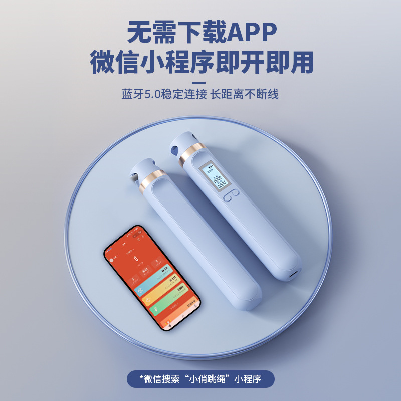 智能互联计数跳绳无绳负重减肥