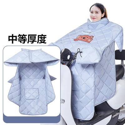 电动车挡风被双面防水加厚电瓶防风挡风罩冬防雨中厚通用全包加宽