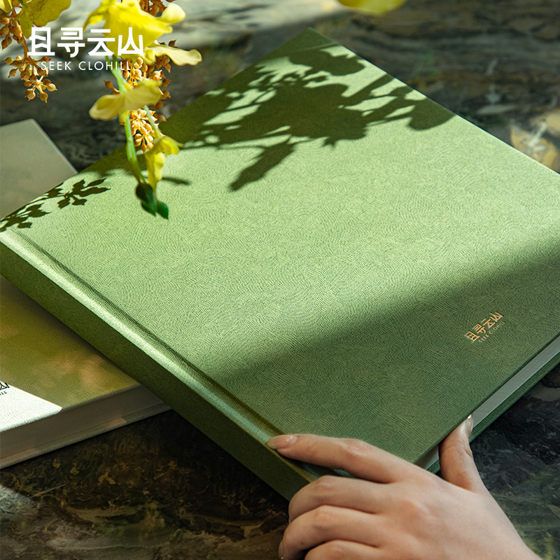 且寻云山相册自然之序简约高级感自粘式拍立得情侣照片DIY收藏本