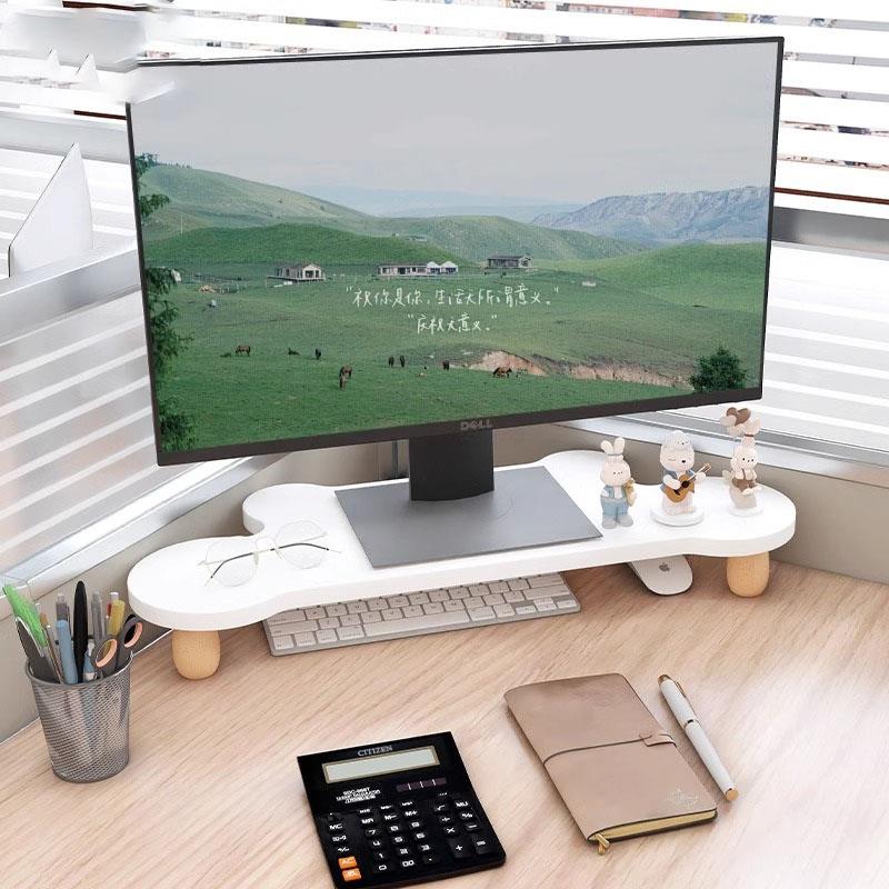 台式电脑增高架工位桌面显示器置物架办公室垫高底座转角支撑架子