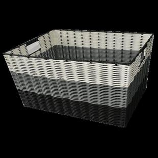 衣物收纳筐学生宿舍储物收纳箱特大号无盖家用后备箱藤编筐 抽屉式
