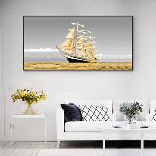 现代简约餐厅电表箱装饰画大尺寸长款客厅电闸盒配电箱遮挡抽象画