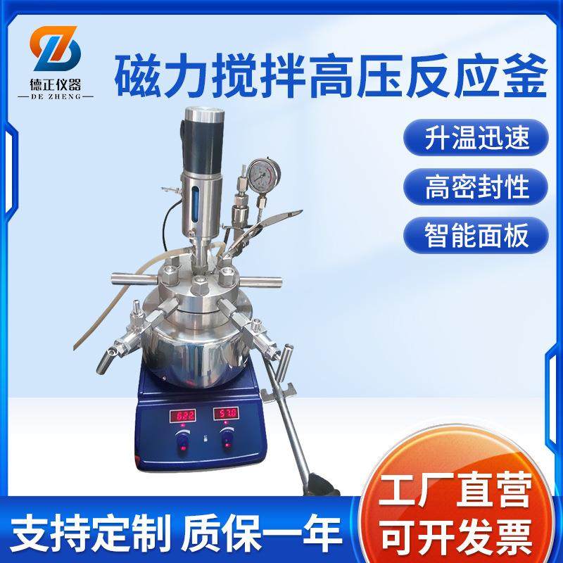 0.5L小型实验高压反应釜TGFY-C-0.5不锈钢反应釜磁力搅