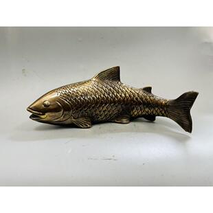 铜鱼装饰品大型铜金龙鱼鱼装饰客厅家居店公司每年礼品