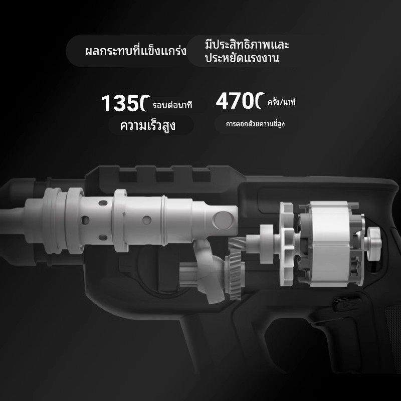卡胜KU390无刷锂电锤20V大功率电镐混凝土多功能无线冲击钻工具
