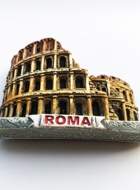 意大利罗马竞技斗兽场立体磁力贴冰箱贴colosseo世界旅游纪念礼物