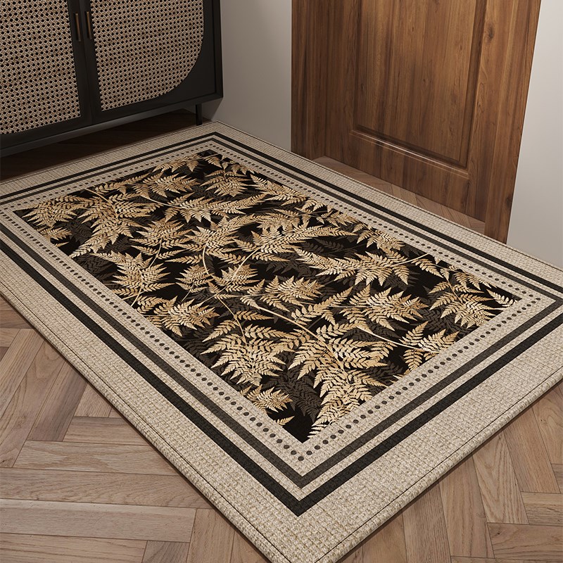 入户门轻奢高级感地垫玄关大门口耐脏进门脚垫门垫可裁剪除尘地毯