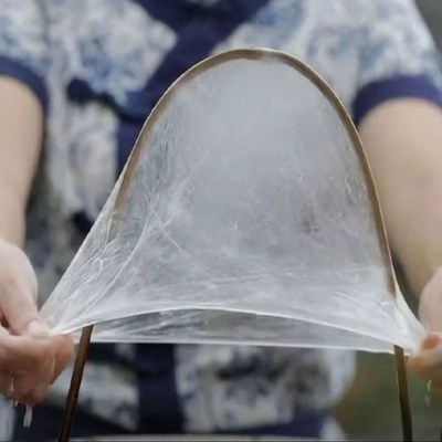 蚕茧开棉括丝竹弓做蚕丝被抽丝工具丝撑架茧丝兜竹撑剥茧煮茧粉