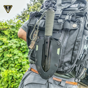 户外便携工兵锹露营工兵铲战术多功能小手铲套野外求生工具