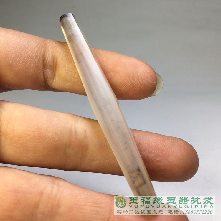 古玩杂项老珠子辽金老玛瑙大号长六棱管珠勒子项链竹节勒子老配饰