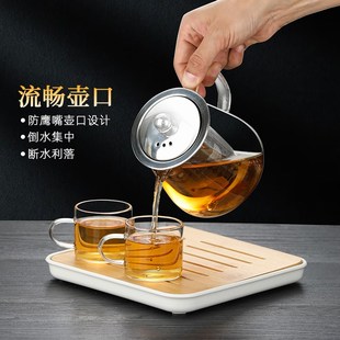玻璃茶壶加厚耐高温家用茶水分离茶具小容量单壶 泡茶壶2025新款