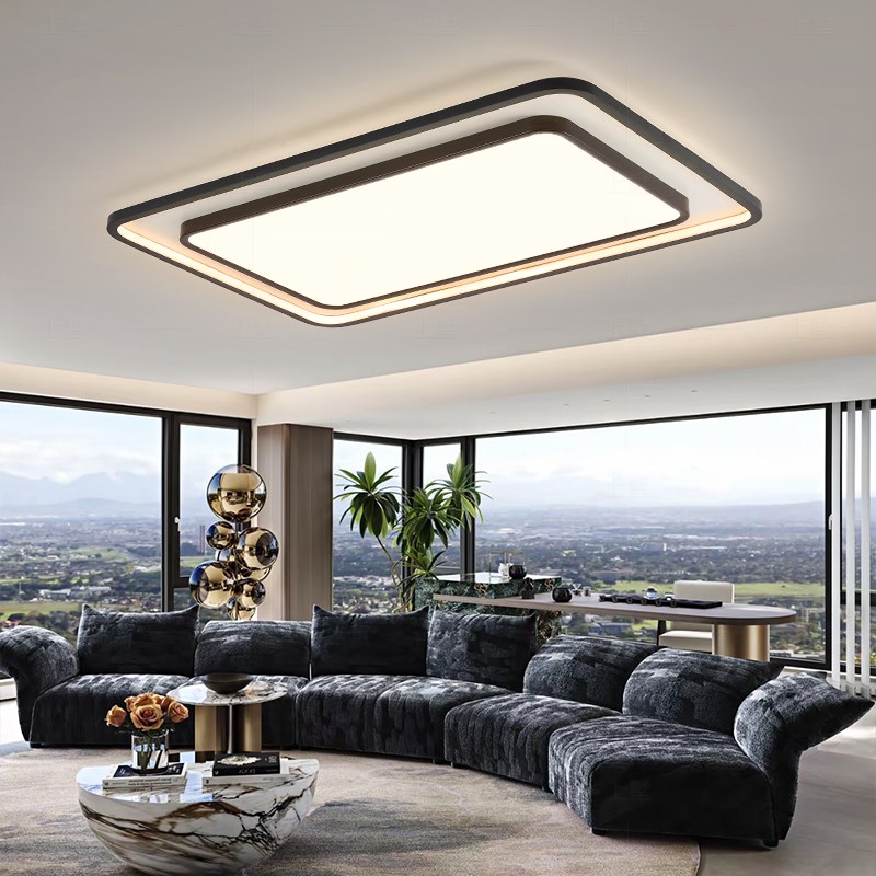 上墅设计师意式轻奢客厅主灯现代简约吸顶灯2025新款中山灯具全屋