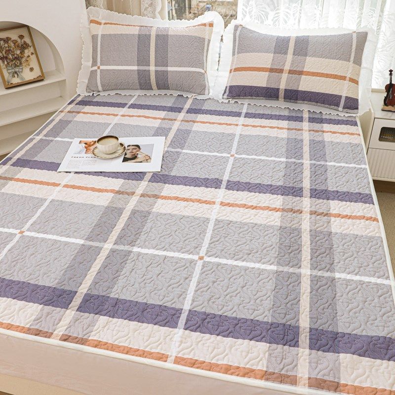 A类纯棉床垫夏季薄款睡觉铺的小褥子床褥垫床单防滑不位移床护垫