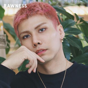 RAWNESS 新年礼物杠铃片耳圈 小哑铃耳钉男痞帅风健身潮牌钛钢