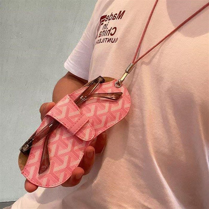 眼镜包便携女款眼镜级感眼镜袋时尚防掉近视挂脖眼睛墨镜盒子,ZIPPO/瑞士军刀/眼镜,眼镜袋,淘宝优惠券,粉丝福利购,淘宝优惠卷