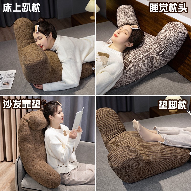 加高床头靠垫护腰靠枕大靠背床上床靠背枕老年人半躺玩手机神器