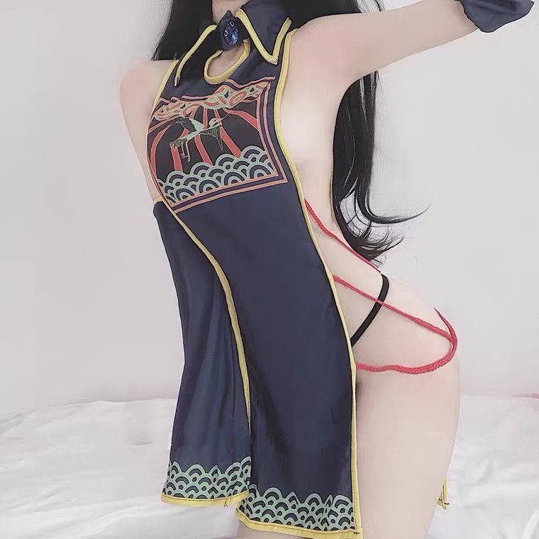 cos工口小僵尸娘二次元旗袍性Cosplay女装/