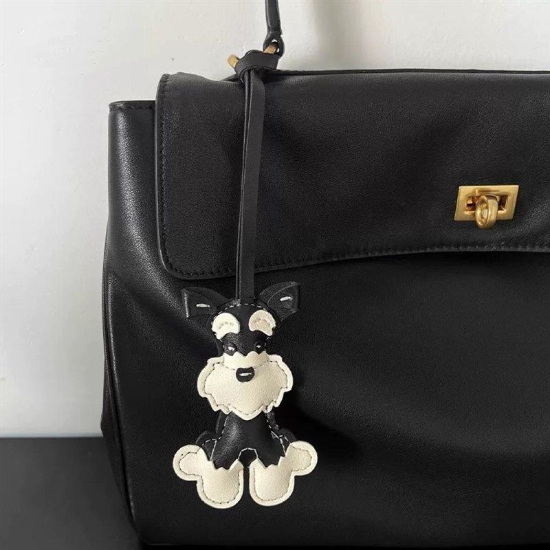 新款皮质雪纳瑞包包挂件可爱小狗挂饰小众饰品汽车钥匙扣女生礼物,服饰配件/皮带/帽子/围巾,包挂件,淘宝优惠券,粉丝福利购,淘宝优惠卷