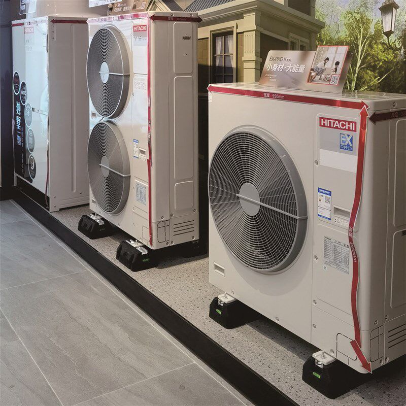 顶牛中央空调外机减震垫隔音降噪防共振支架空气能橡胶垫底座大脚