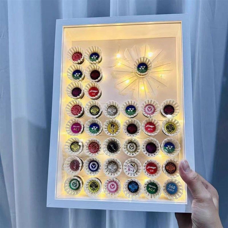 羽毛球相框中空立体创意画框桌面摆件diy手工收藏礼物纪念摆台,家居饰品,相框/画框,淘宝优惠券,粉丝福利购,淘宝优惠卷