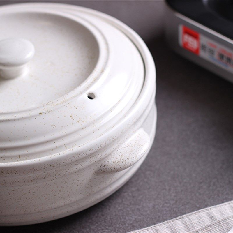 2L日式陶瓷浅汤锅 明火耐高温锂辉石砂锅熬粥煮丸子汤煲仔饭锅