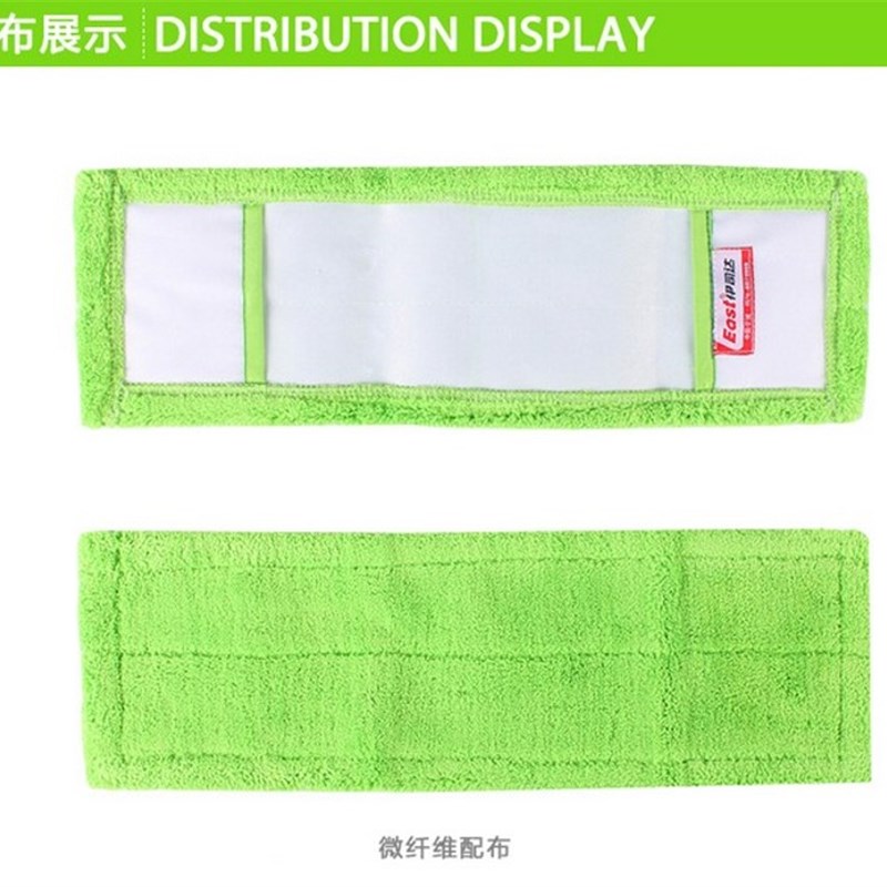 伊司达平板拖把布替换布套式拖把头家用尘推头超细纤维吸水拖把布
