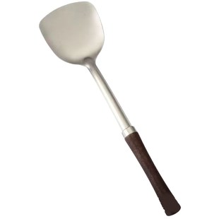 锅铲勺子套装木柄小号炒菜加长把手加厚耐高温不锈钢炒勺家用铲子