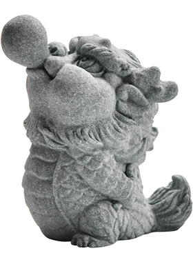 可爱卡通吹泡泡龙可养茶宠摆件创意潮玩茶桌茶台鱼缸造景桌面装饰